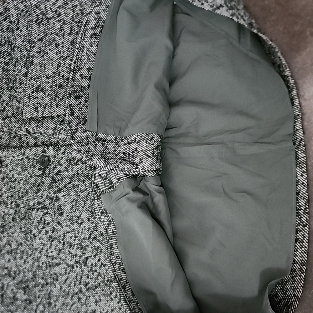 Madewell Herringbone Wool Button-Front Miniskirt … - image 7